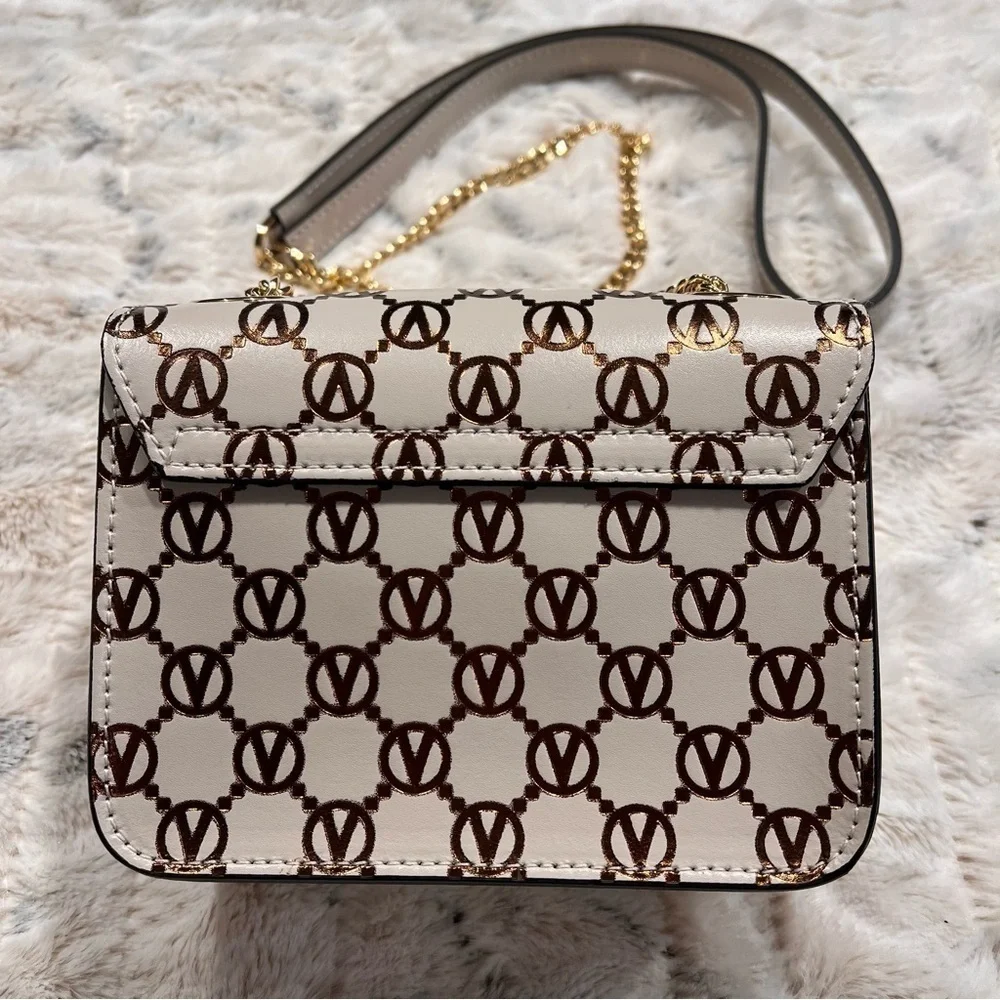 Valentino by Mario Valentino Bijou Monogram Leather Crossbody Bag